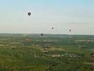 Photos aériennes de "montgolfiere" - Photo réf. T055214 - Des montgolfires aux alentours du Chteau de Chenonceau en Indre-et-Loire.