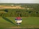 Photos aériennes de "montgolfiere" - Photo réf. T055244 - Deux montgolfires aux alentours du chteau de Chenonceau (Indre-et-Loire).