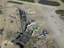 Photos aériennes de "avion" - Photo réf. T082339 - Vue gnrale sur les parkings avion de l'aroport d'Orly.