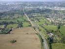 Photos aériennes de Le Mans (72000) - Le Chantier de la Rocade Nord | Sarthe, Pays de la Loire, France - Photo réf. T064324