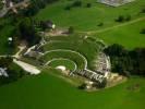 Photos aériennes de "Doubs" - Photo réf. T066713 - Un amphithtre gallo-romain  Mandeure dans le Doubs.