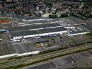 Photos aériennes de "Doubs" - Photo réf. T066868 - C'est dans ces usines de Sochaux (Doubs) qu'est fabrique une grande partie des automobiles Peugeot et Citron.