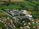 Photos aériennes de "College" - Photo réf. T068426 - Le lyce-collge de Delle dans le Territoire de Belfort.