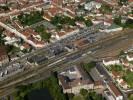 Photos aériennes de "train" - Photo réf. T068636 - La gare de Lunville (Meurthe-et-Moselle).