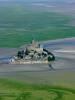 Photos aériennes de "Saint-Michel" - Photo réf. T069445 - Le Mont-Saint-Michel et sa baie sont classs au Patrimoine Mondial de l'UNESCO. 