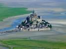 Photos aériennes de "Saint-Michel" - Photo réf. T069446 - Le Mont-Saint-Michel et sa baie (Manche) sont classs au Patrimoine Mondial de l'UNESCO. 