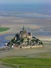 Photos aériennes de "Saint-Michel" - Photo réf. T069447 - Le Mont-Saint-Michel et sa baie sont classs au Patrimoine Mondial de l'UNESCO. 