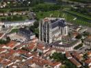 Photos aériennes de "toul" - Photo réf. T070193 - Il n'aura fallu pas moins de 3 sicles pour construire la cathdrale Saint-Etienne de Toul (Meurthe-et-Moselle), entre le 13me et le 15me sicle.