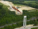 Photos aériennes de Héricourt (70400) - Le Viaduc de la Lizaine | Haute-Saône, Franche-Comté, France - Photo réf. RR03980 - Le Chantier de la LGV Rhin-Rhne