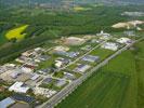 Photos aériennes de "Doubs" - Photo réf. T073880 - La zone industrielle de Dannemarie-sur-Crte dans le Doubs.