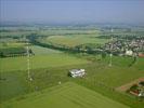 Photos aériennes de "Moselle" - Photo réf. T078375 - Les antennes de tlcommunications de Nomeny en Meurthe-et-Moselle.
