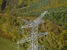 Photos aériennes de "pylone" - Photo réf. T083031 - Une tte de pylone de la ligne trs haute tension entre Vigy et Marlenheim en Moselle.