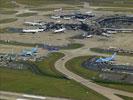 Photos aériennes de "avion" - Photo réf. T084581 - Une vue gnrale des parking avion de l'aroport d'Orly.