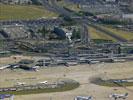 Photos aériennes de "avion" - Photo réf. T084583 - Une vue gnrale des parking avion de l'aroport d'Orly.