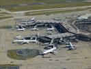 Photos aériennes de "avion" - Photo réf. T084586 - Une vue sur le hub d'Air France  Orly.