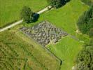Photos aériennes de "labyrinthe" - Photo réf. T099683 - La Ferme Aventure situe dans les Vosges propose des parcours ludiques et pdagogiques dans diffrents labyrinthes de mas, bois, pierre et crales.