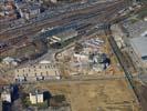Photos aériennes de "2009" - Photo réf. U089114 - L'tat d'avancement du chantier du Centre Pompidou de Metz le 18/03/2009