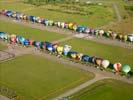 Photos aériennes de "montgolfiere" - Photo réf. U091642 - Record Mondial de dcollage en ligne : 329 montgolfires le Dimanche 26 Juillet 2009.