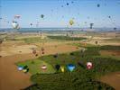Photos aériennes de "montgolfiere" - Photo réf. U091688 - Dimanche 26-07-2009 : Vol du Record du Monde de Dcollage en Ligne : 329 Montgolfires.