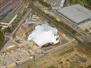 Photos aériennes de "2009" - Photo réf. U099507 - L'tat d'avancement du chantier du Centre Pompidou de Metz le 15/10/2009