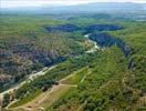 Photos aériennes de "gorges" - Photo réf. U100009 - Les Gorges du Chassezac, un endroit idal pour se retrouver au milieu de la nature.