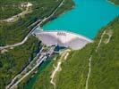 Photos aériennes de "Vouglans" - Photo réf. U100124 - Le barrage hydro-lectrique du Lac de Vouglans.
