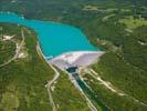 Photos aériennes de "Vouglans" - Photo réf. U100125 - Le barrage hydro-lectrique du Lac de Vouglans.