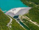 Photos aériennes de "Vouglans" - Photo réf. U100126 - Le barrage hydro-lectrique du Lac de Vouglans.