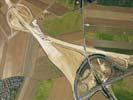 Photos aériennes de "autoroute" - Photo réf. U100205 - Le chantier de contournement de Reims par l'A4, ici un changeur.