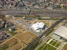 Photos aériennes de Metz (57000) - Le Centre Pompidou | Moselle, Lorraine, France - Photo réf. U101997 - L'tat d'avancement du chantier du Centre Pompidou de Metz le 18/04/2010.