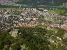 Photos aériennes de "2000" - Photo réf. U108168 - Les chteaux de Bellinzona figurent depuis l'an 2000 sur la liste du patrimoine culturel mondial de l'UNESCO.