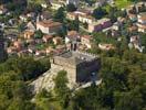 Photos aériennes de "2000" - Photo réf. U108175 - Les chteaux de Bellinzona figurent depuis l'an 2000 sur la liste du patrimoine culturel mondial de l'UNESCO.