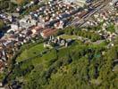 Photos aériennes de "2000" - Photo réf. U108176 - Les chteaux de Bellinzona figurent depuis l'an 2000 sur la liste du patrimoine culturel mondial de l'UNESCO.