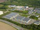 Photos aériennes de "rhin" - Photo réf. U112411 - La zone industrielle d'Herrlisheim dans le Bas-Rhin