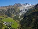 Photos aériennes de "Paysage" - Photo réf. U115054 - Le Tour et le glacier du mme nom.