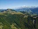 Photos aériennes de "Paysage" - Photo réf. U116195 - Le Mont-Blanc domine en arrire-plan.