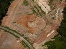 Photos aériennes de "LISEA" - Photo réf. E120339 - Un site de fouilles archologiques sur la trace de la LGV Sud Europe Atlantique  Villiers-le-Roux (Charente)