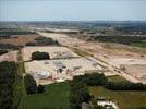 Photos aériennes de "LISEA" - Photo réf. E120350 - La base travaux ferroviaire de Villognon.
