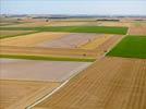 Photos aériennes de "champs" - Photo réf. E124684 - Les champs cultivs  perte de vue.