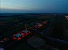 Photos aériennes de "chambley" - Photo réf. C128175 - Vue de l'arodrome de Chambley LFJY  la nuit tombante.
