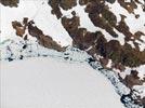 Photos aériennes de "Etang" - Photo réf. E126387 - Dbut de fonte de la glace sur l'tang D'Araing