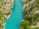 Photos aériennes de "gorges" - Photo réf. E126791 - Canos dans les Gorges du Verdon