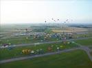 Photos aériennes de "montgolfiere" - Photo réf. E128433 - Lorraine Mondial Air Ballons 2013 : Vol du Samedi 27 Juillet le soir.