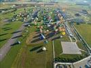 Photos aériennes de "montgolfiere" - Photo réf. E128452 - Lorraine Mondial Air Ballons 2013 : Vol du Mercredi 31 Juillet le soir lors du Record Mondial de Dcollage en Masse. (Greatest Mass Ascent)