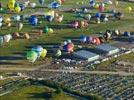 Photos aériennes de "montgolfiere" - Photo réf. E128466 - Lorraine Mondial Air Ballons 2013 : Vol du Mercredi 31 Juillet le soir lors du Record Mondial de Dcollage en Masse. (Greatest Mass Ascent)