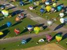 Photos aériennes de "montgolfiere" - Photo réf. E128472 - Lorraine Mondial Air Ballons 2013 : Vol du Mercredi 31 Juillet le soir lors du Record Mondial de Dcollage en Masse. (Greatest Mass Ascent)