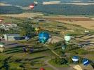 Photos aériennes de "montgolfiere" - Photo réf. E128479 - Lorraine Mondial Air Ballons 2013 : Vol du Mercredi 31 Juillet le soir lors du Record Mondial de Dcollage en Masse. (Greatest Mass Ascent)