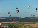 Photos aériennes de "montgolfiere" - Photo réf. E128480 - Lorraine Mondial Air Ballons 2013 : Vol du Mercredi 31 Juillet le soir lors du Record Mondial de Dcollage en Masse. (Greatest Mass Ascent)