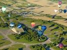 Photos aériennes de "montgolfiere" - Photo réf. E128481 - Lorraine Mondial Air Ballons 2013 : Vol du Mercredi 31 Juillet le soir lors du Record Mondial de Dcollage en Masse. (Greatest Mass Ascent)