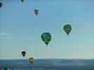 Photos aériennes de "F-HEMG" - Photo réf. E128484 - Lorraine Mondial Air Ballons 2013 : Vol du Mercredi 31 Juillet le soir lors du Record Mondial de Dcollage en Masse. (Greatest Mass Ascent)